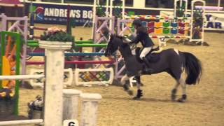 Showjumping  Pony of the Year Show Grand Prix Round 2  March 2013 [upl. by Dnaloy]