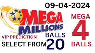 MEGA MILLIONS AMERICAN DRAW PREDICTION  09042024 11 PM ET emiratesdraw megamillions [upl. by Lletnohs]