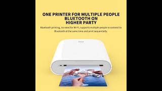 Portable Photo Printer aliexpress printer photography sale [upl. by Aliek]