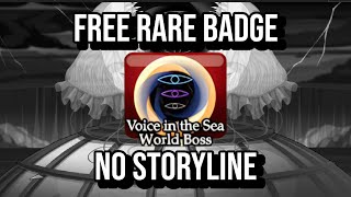 How to get Voice in the Sea Badge AQW [upl. by Ahsekram]