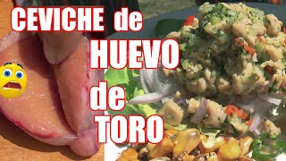 CEVICHE de CRIADILLAS  A F R 0 D I S A C 0  Ideal para las personas de las TERCERA EDAD [upl. by Coffin375]