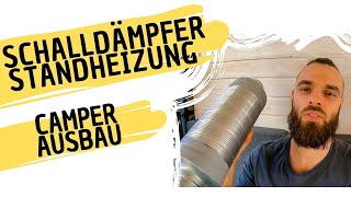 Einbau Schalldämpfer Standheizung  Standheizung leiser machen [upl. by Clift]