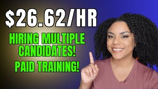 Hiring Immediately Work From Home Job Hiring Multiple Candidates With Paid Training [upl. by Tammara45]