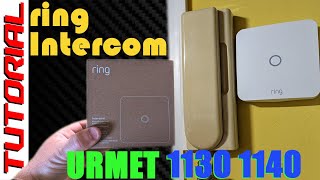 Citofono anni 80 adesso SMART  TUTORIAL Ring Intercom su Urmet 1140 e 1130 [upl. by Aibos]