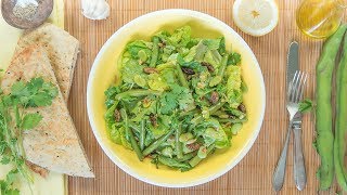 OH MY BUG the insect recipes  Fresh silkworm pupae amp green beans salad [upl. by Schwing858]