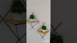 Fun and Easy Wall Piece  Wall Decoration Craft youtubeshorts diy walldecor skewers [upl. by Stoecker316]