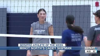 SERVPRO Athlete of the Week Minot North’s Cadey Shipman [upl. by Cardew]