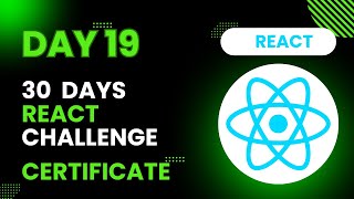 Day 19  Loan Calculator  30 Days of React Challenge with Codedamn Certificate [upl. by Nahk]