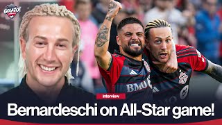 Federico Bernardeschi Talks Hairstyle MLS AllStar Match and Toronto FCs Improvement [upl. by Htaeh278]