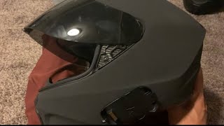 Cardo Packtalk install on Scorpion EXO R420 helmet [upl. by Kaazi]