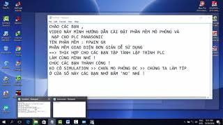 Phần mềm FPWIN GR lập trình PLC Panasonic [upl. by Hausmann]