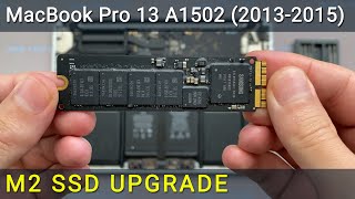 MacBook Pro 2015 A1502  SSD Upgrade Replacement [upl. by Keiryt]