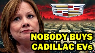 Cadillac EVs Piling Up Electric Vehicles Gathering Dust in the Lots [upl. by Ateuqal]