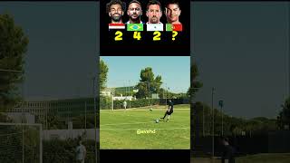 Ronaldo vs Neymar vs Messi vs Salah  Crossbar Challenge [upl. by Leira]