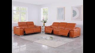 DivanItalia 9762 Modular Power Reclining Sofa and Console Loveseat Set Product Assembly Instructions [upl. by Nwahsyar]