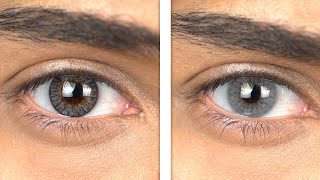 Freshlook Colorblends Gray vs Solotica Aquarella Alegria Gray [upl. by Ahkihs]