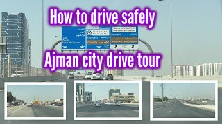 Discover the Beauty of Ajman City in Stunning 4K  Virtual Drive Tour [upl. by Cassy]