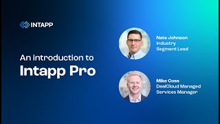 An Introduction to Intapp Pro [upl. by Ecertal]