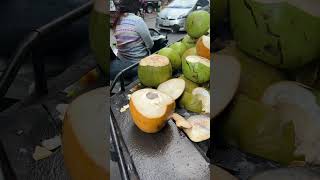 Red coconut cutting skill shorts streetfruits coconutfruit explore viralvideo [upl. by Nahtnaoj845]