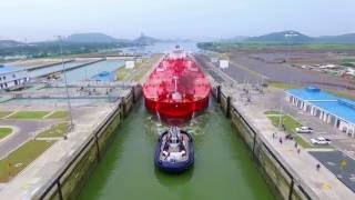 Transits Through Expanded Panama Canal September [upl. by Bristow]