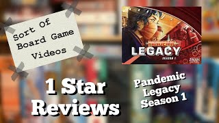 1 Star Review Pandemic Legacy Season 1 [upl. by Nauj]