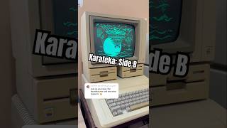 Karateka apple II side B “easter egg” retrocomputing retrogaming floppydisk 80s [upl. by Harmonia180]