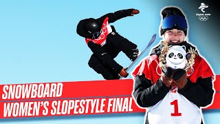 Womens Snowboard Slopestyle Final  Full Replay  Beijing2022 [upl. by Yurik]