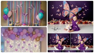 Butterfly themed birthday party ideasBirthday decoration ideasbutterflythemebirthdayparty [upl. by Mrots]