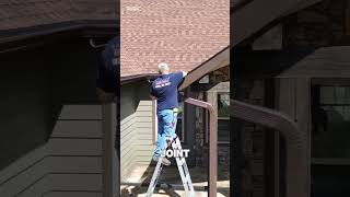 How to Fix a Leaking Gutter Joint leaking gutters diy guttering home gutterrepair roofing [upl. by Retsof30]