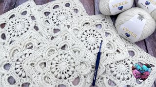 ♥️ GRANNY quotKOKO CHANELquot TUTORIEL CROCHET RELIEF crochet granny вязание tutocrochet [upl. by Yrahca512]