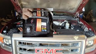 GMC Sierra Starting problem due to Battery Replacement [upl. by Kinzer]