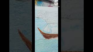 art painting  oil pastel painting  poem The rime of the ancient mariner  hobby [upl. by Merill747]