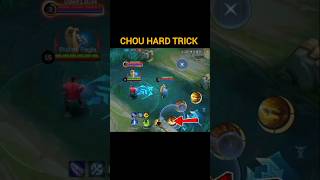 Chou hard trick shorts mlbb mobilelegends [upl. by Vassili]