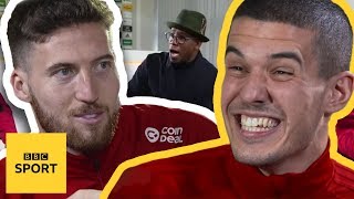 Ian Wright plays Would I Lie To You ft Conor Coady amp Matt Doherty  BBC Sport [upl. by Teiluj]