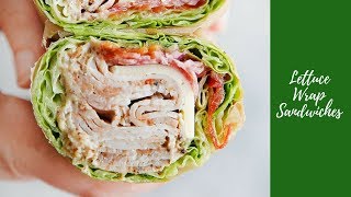 Lettuce Wrap Sandwiches  Lexis Clean Kitchen [upl. by Roseline]