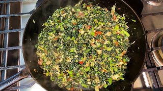 Jamaican Callaloo  CaribbeanPotcom [upl. by Eidnalem]