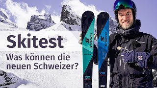 Brandneue AllmountainSki Modelle von Stöckli Montero AR und AX im Skitest am TITLIS in Engelberg [upl. by Kreegar]