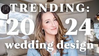 TRENDING Im Calling It 🎀👰‍♀️✨  2024 Wedding Design Trends [upl. by Anelram188]