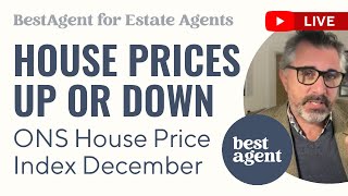 House Prices Up or Down ONS House Price Index December [upl. by Kcirdef]