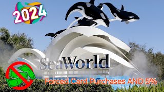 SeaWorld Orlando Florida Walk Thru  Cashless AND 5 UpCharge on EVERYTHING [upl. by Anhavas752]