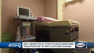 Antiabortion activists in New Hampshire disappointed by RNC platform change [upl. by Enitsirc]