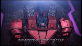 transformers prime optimus vs megatron 3D español latino [upl. by Seen]