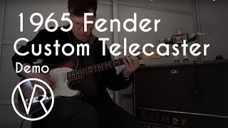 1965 Fender Custom Telecaster  1964 Selmer Zodiac Twin 50  Demo  VintageandRarecom [upl. by Earlene566]