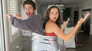 DUCT TAPED TO BRENT RIVERA FOR A DAY [upl. by Dasie867]