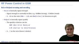 OsmoDevCall  MSBS Power Control in OsmoBSC and OsmoBTS [upl. by Ahseuqal665]