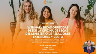 Becas para el extranjero desde la oficina de becas del Ministerio de Relaciones Exteriores y Culto [upl. by Benedix]