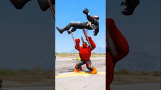 GTA V RED HULK SAVES BLUE HULK AND GREEN HULK BROTHERS FROM DOCTOR DOOM shorts [upl. by Mcnutt953]