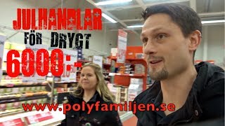 Vlogg 26  Vi julhandlar för 6000 kr [upl. by Ohce]