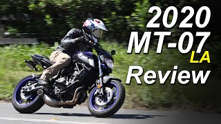 2020 Yamaha MT07 LA Review  LAMS Edition [upl. by Senhauser]