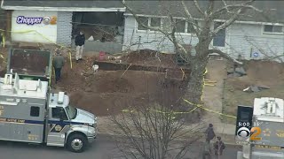 Contractors Find Human Remains Buried In Front Lawn In Teaneck NJ [upl. by Llenod]